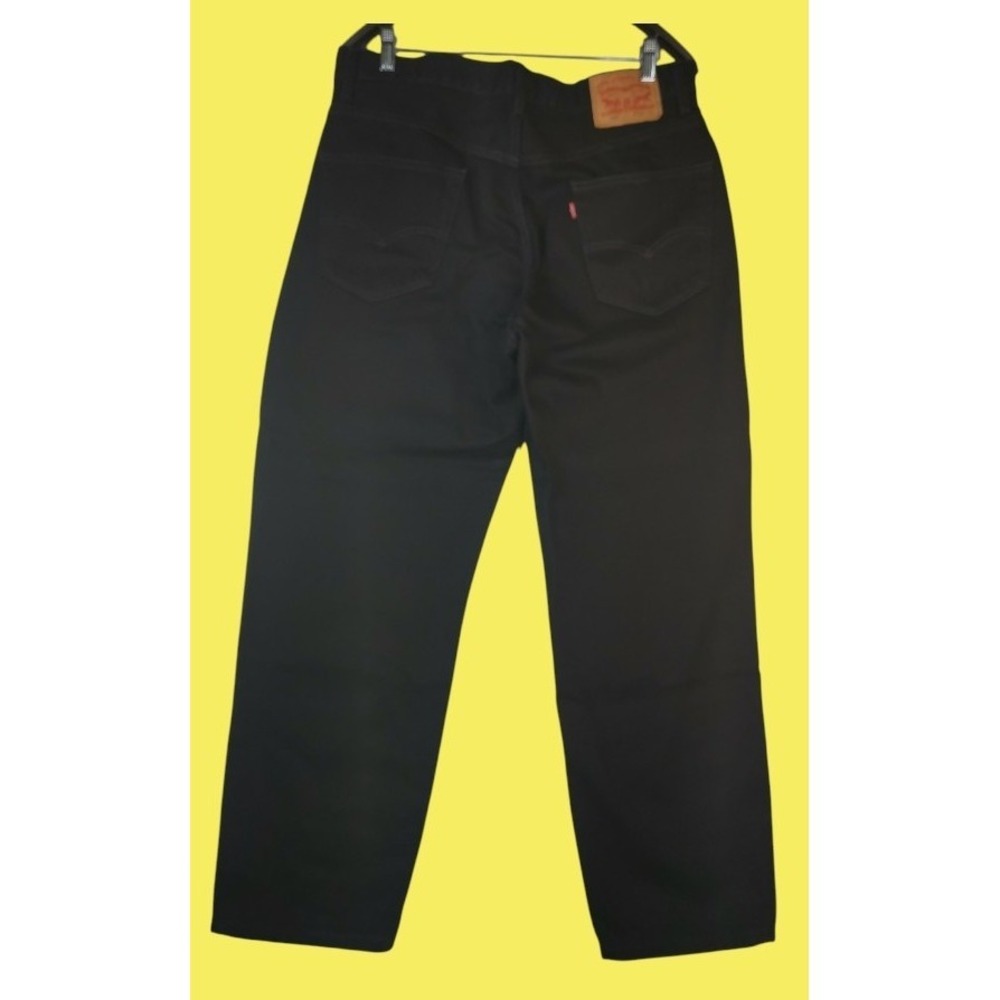 Levi's 550 Relaxed Fit Jeans Men's Size 36x29 Black Straight Leg Denim